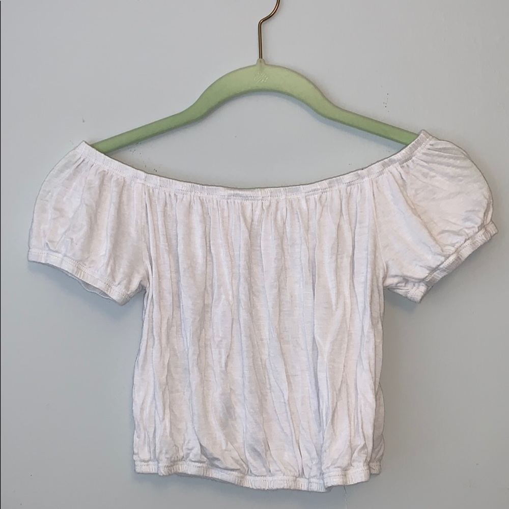 2 for $13 LA hearts off shoulder top